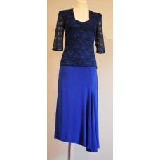 Katrin azul top + Nelly azul skirt